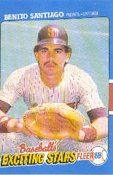 1988 Fleer Exciting Stars Baseball Cards       033      Benito Santiago